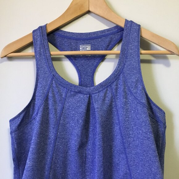 32 Degrees Cool Indigo Blue Weatherproof Racerback Top With Drawstring Waist - Picture 3 of 13